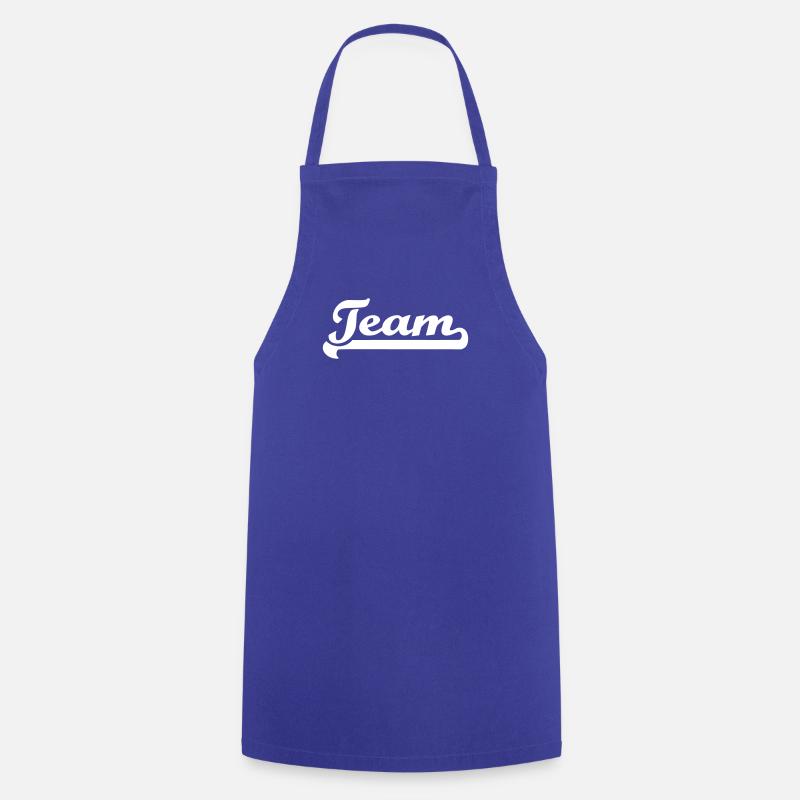 Team - Tablier de cuisine - bleu royal