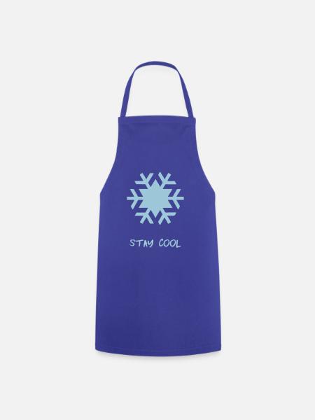 stay cool - Kochschürze - Royalblau