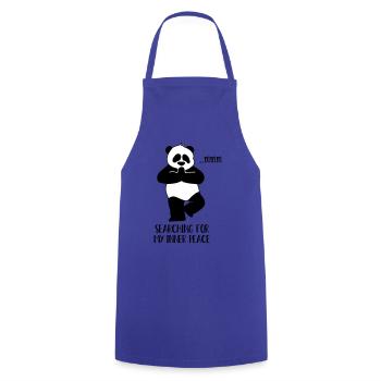 Yoga Panda - Kochschürze - Royalblau - Vorne - AI Model Male 185 dark (185cm)