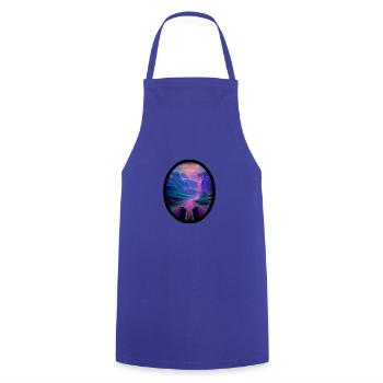 Seelenweg 03 - Tablier de cuisine - bleu royal - Devant - AI Model Male 185 dark (185cm)