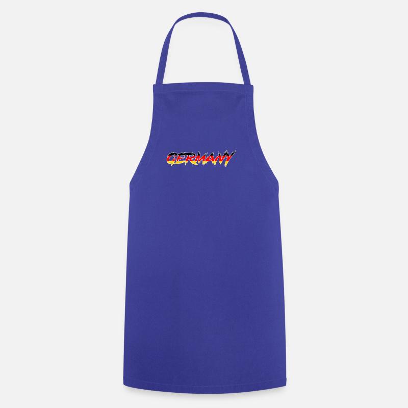 Germany - Cooking Apron - royal blue