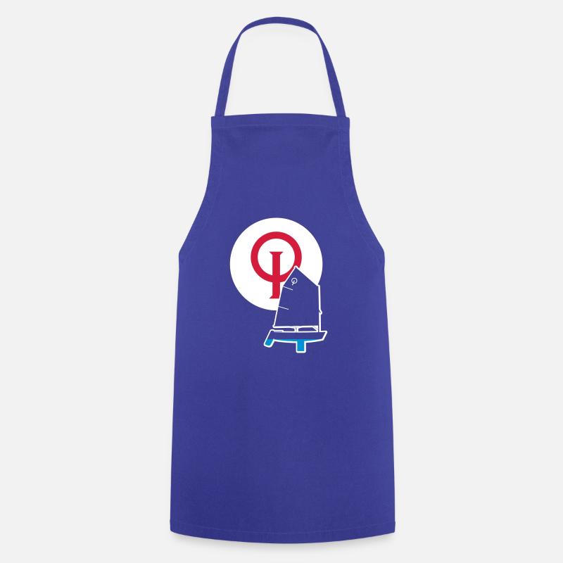 Sailboat Optimist - Cooking Apron - royal blue