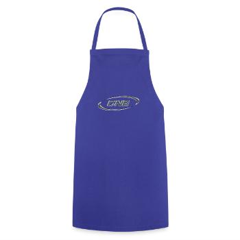 DNB Chrome - Cooking Apron - royal blue - Front - AI Model Male 185 dark (185cm)