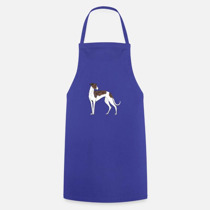 Greyhound - Cooking Apron - royal blue