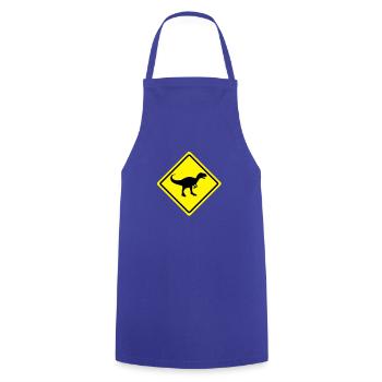 dino__shield__f2 - Tablier de cuisine - bleu royal - Devant - AI Model Male 185 dark (185cm)
