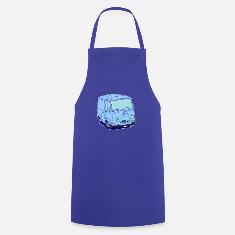 Van français classique sans texte - Tablier de cuisine - bleu royal