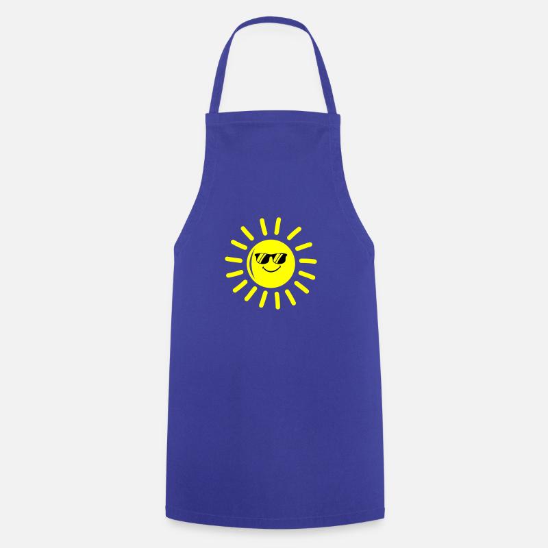 sonne cool - Kochschürze - Royalblau