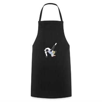 Schwinger Trick - Cooking Apron - black - Front - AI Model Male 185 dark (185cm)