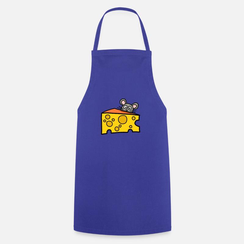 funny mouse - Cooking Apron - royal blue