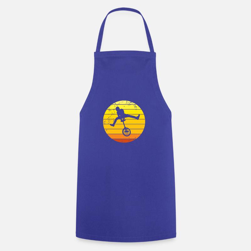 Monocycles cadeau - Tablier de cuisine - bleu royal
