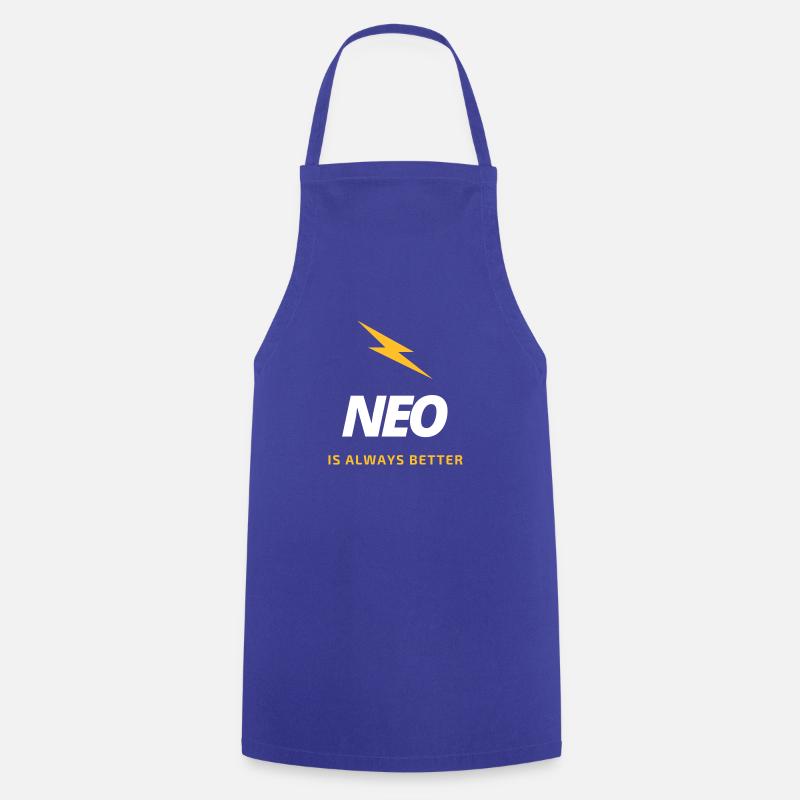 NEO "Is always better" - Cooking Apron - royal blue