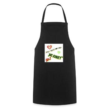 ACCRO AU THC - Tablier de cuisine - noir - Devant - AI Model Male 185 dark (185cm)