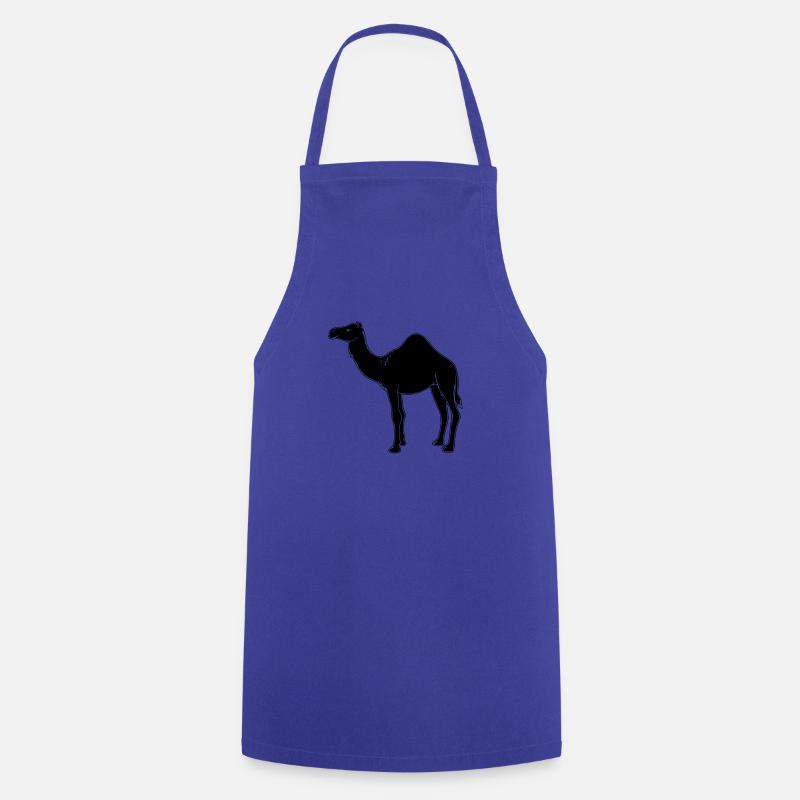 camel - Cooking Apron - royal blue