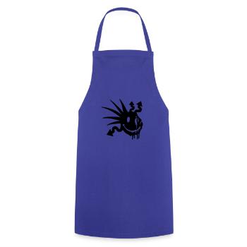 acidsmile - Tablier de cuisine - bleu royal - Devant - AI Model Male 185 dark (185cm)
