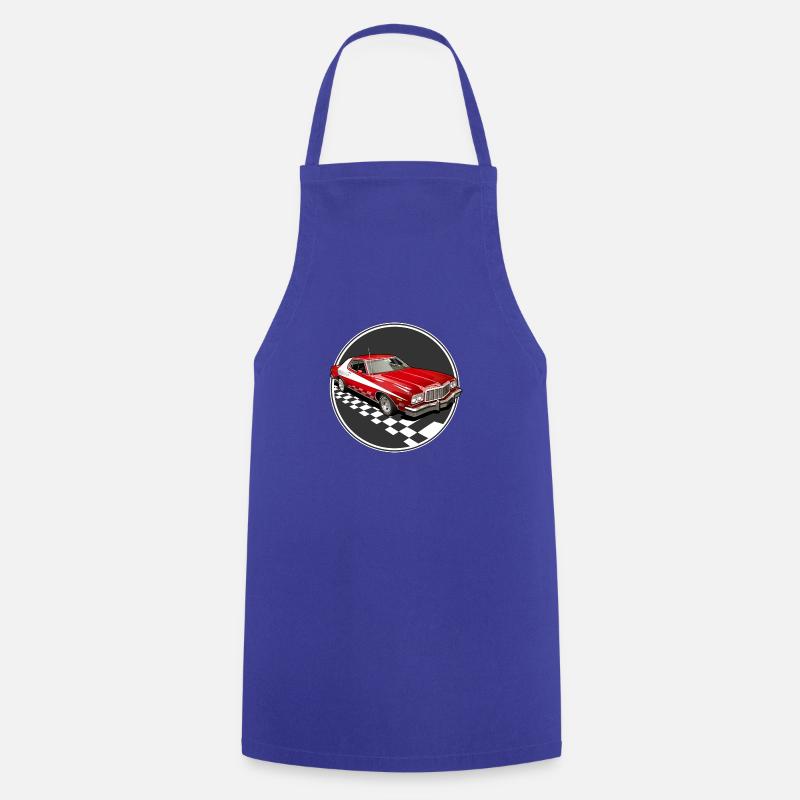 Red car - Cooking Apron - royal blue