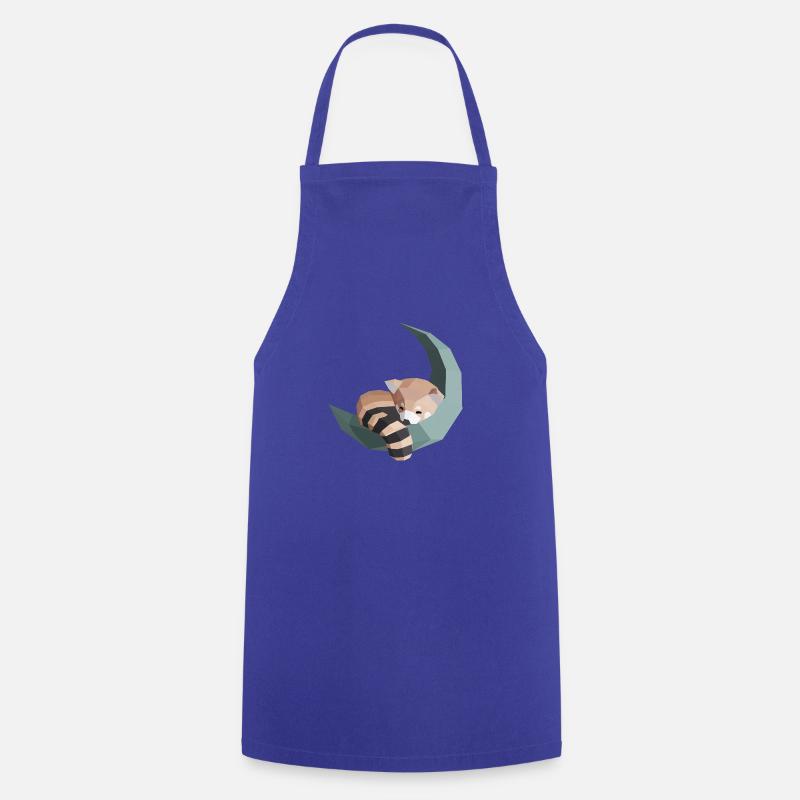 Renardeau lune - Tablier de cuisine - bleu royal