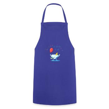 Fête du slip - Tablier de cuisine - bleu royal - Devant - AI Model Male 185 dark (185cm)