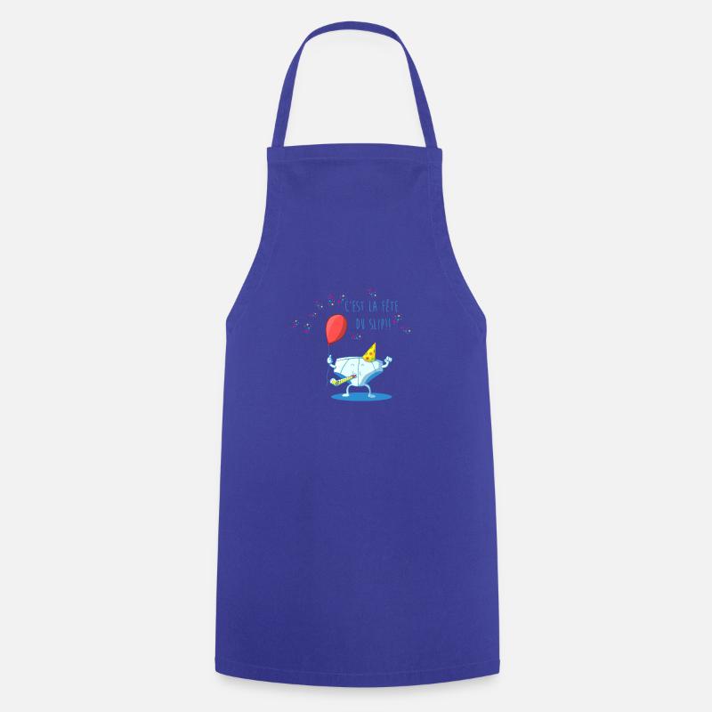 Fête du slip - Tablier de cuisine - bleu royal