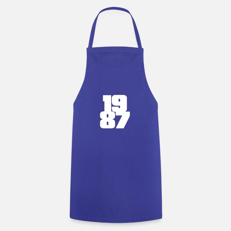 1987 - Cooking Apron - royal blue