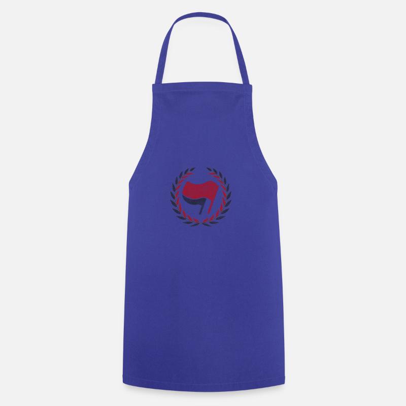 ANTIFA DRAPEAU ROUGE - Tablier de cuisine - bleu royal