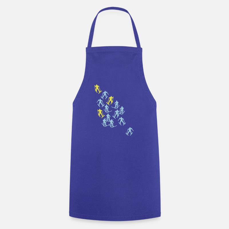 ski runner - Tablier de cuisine - bleu royal