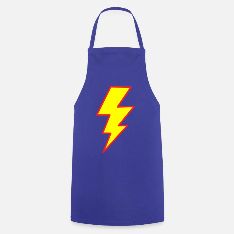 Double lightning - Cooking Apron - royal blue