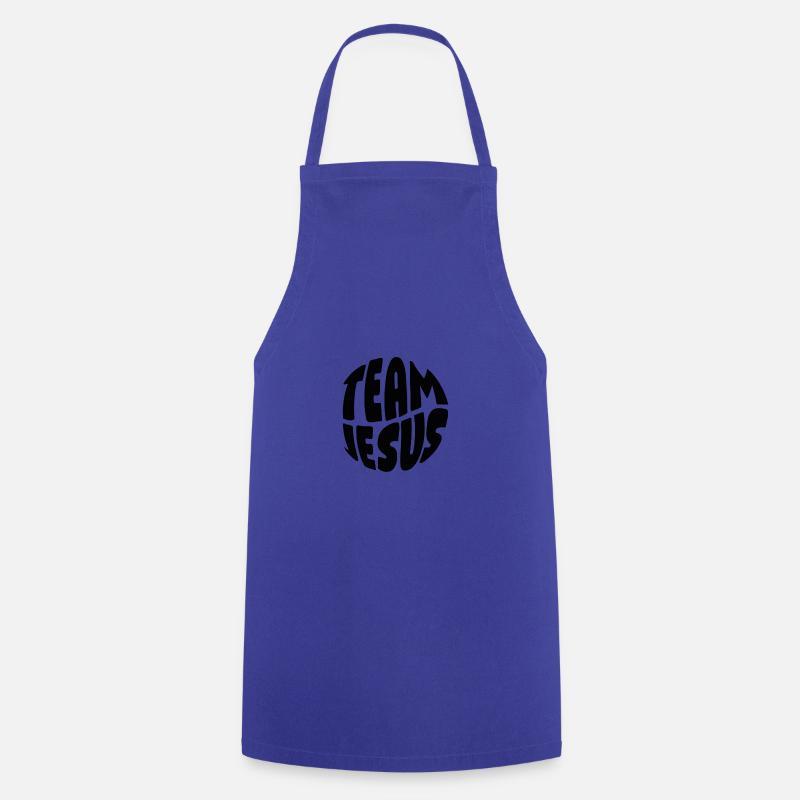 TEAM JESUS - Cooking Apron - royal blue