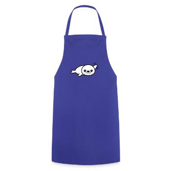 Phoque - Tablier de cuisine - bleu royal - Devant - AI Model Male 185 dark (185cm)