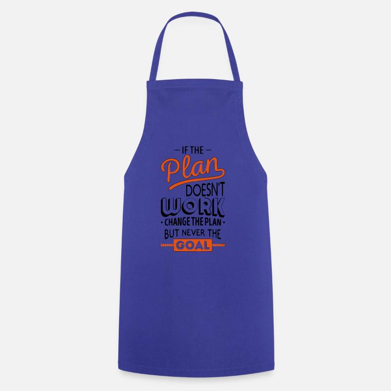 If the plan doesn t work couleur aenderbar - Tablier de cuisine - bleu royal