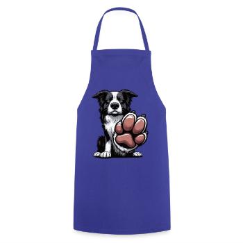 Border Collie Collie Owner Collie Lover - Cooking Apron - royal blue - Front - AI Model Male 185 dark (185cm)
