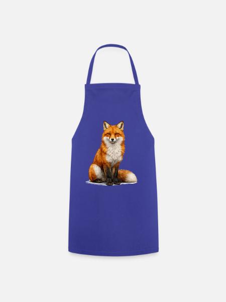 fuchs - Kochschürze - Royalblau