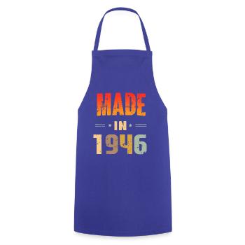 Opa Limited Edition Humor Geburtstag 80er Jahre - Kochschürze - Royalblau - Vorne - AI Model Male 185 dark (185cm)