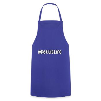 Rottielife - Cooking Apron - royal blue - Front - AI Model Male 185 dark (185cm)