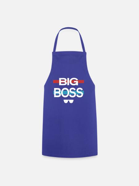 Boss Chef Chefin Vorgesetzter - Kochschürze - Royalblau