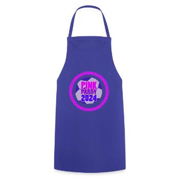 Pink Party - Cooking Apron - royal blue - Front - AI Model Male 185 dark (185cm)