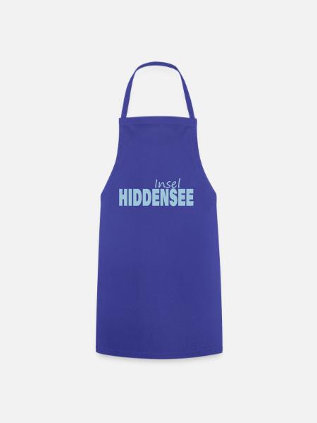 HIDDENSEE - Kochschürze - Royalblau