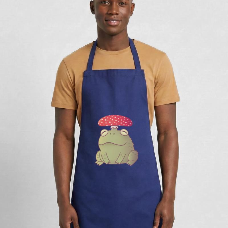 Mignon Toadstool Toad Doodle Tablier de cuisine