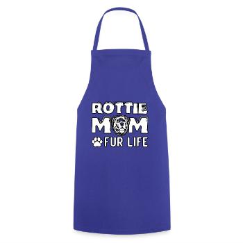 Rottie Mom for life - Cooking Apron - royal blue - Front - AI Model Male 185 dark (185cm)