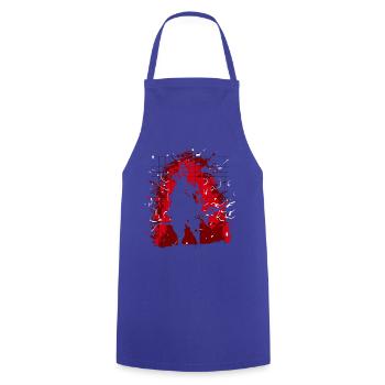 Archery - Cooking Apron - royal blue - Front - AI Model Male 185 dark (185cm)