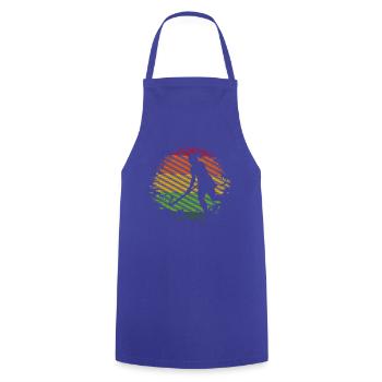 Field hockey - Cooking Apron - royal blue - Front - AI Model Male 185 dark (185cm)