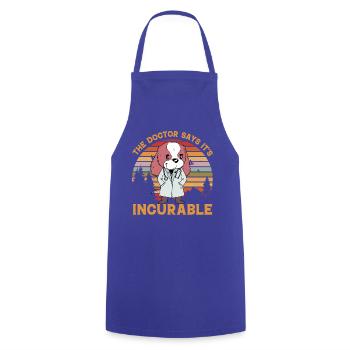 Le Docteur dit que c’est incurable - Tablier de cuisine - bleu royal - Devant - AI Model Male 185 dark (185cm)