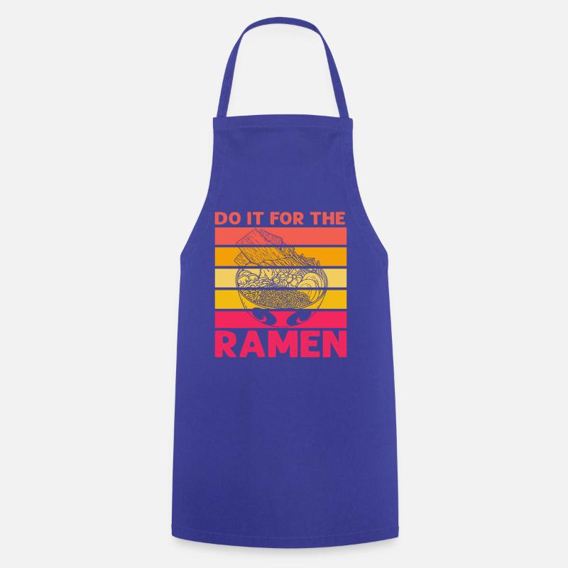 Do it for the Ramen - Cooking Apron - royal blue
