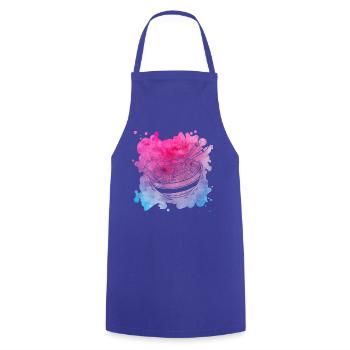 Ramen - Tablier de cuisine - bleu royal - Devant - AI Model Male 185 dark (185cm)