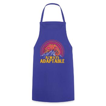 Always adaptable - Cooking Apron - royal blue - Front - AI Model Male 185 dark (185cm)