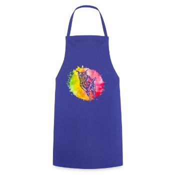 Boxeur - Tablier de cuisine - bleu royal - Devant - AI Model Male 185 dark (185cm)