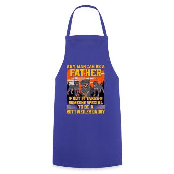 Rottweiler Daddy - Cooking Apron - royal blue - Front - AI Model Male 185 dark (185cm)