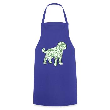 Rottweiler St. Patrick's day Irish - Cooking Apron - royal blue - Front - AI Model Male 185 dark (185cm)