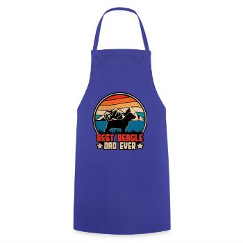 Best beagle dad ever - Cooking Apron - royal blue - Front - AI Model Male 185 dark (185cm)