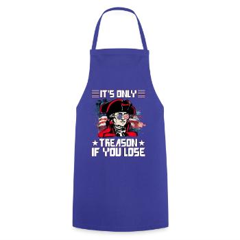 Ce n’est que de la trahison si vous perdez - Tablier de cuisine - bleu royal - Devant - AI Model Male 185 dark (185cm)