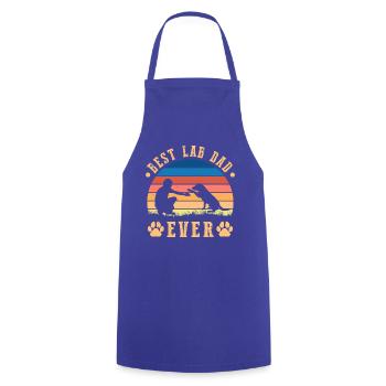 Best lab dad ever - Cooking Apron - royal blue - Front - AI Model Male 185 dark (185cm)